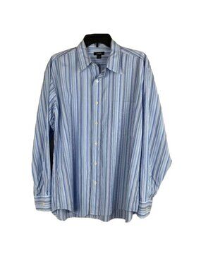 J.Crew Men's Stripe Long Sleeve Button-Up Shirt Size M